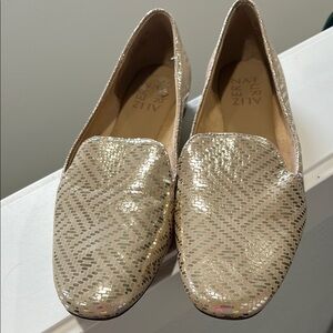 Naturalizer Women's Gold Loafers